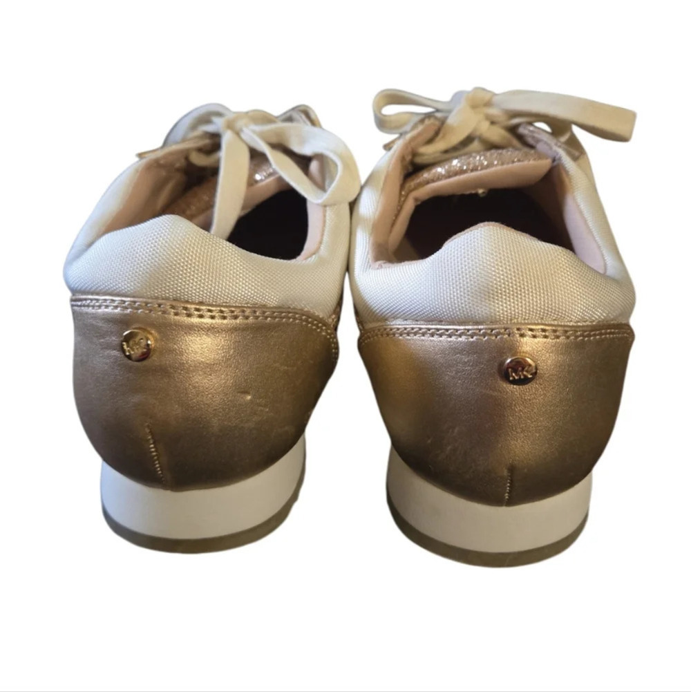 Michael Kors Osaka Rose Gold Sneakers NWOB - Picture 8 of 17